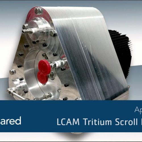 Liquid Cooled All Metal Tritium Scroll Vacuum Pump Demo Video
