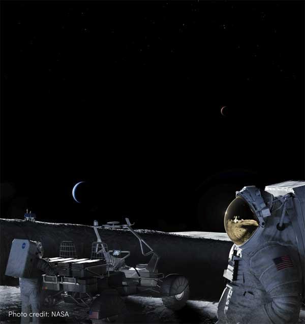 Astronauts On The Moon
