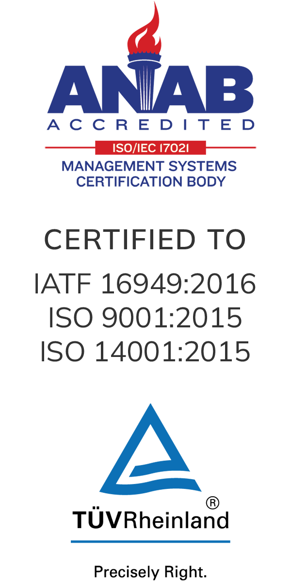 IATF and ISO Badge